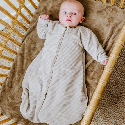 Baby's Only Slaapzak Baby Lange Mouw Sense Kiezelgrijs 60cm koop je bij Babywinkel