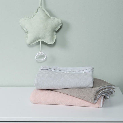 Baby's Only Wiegdeken Chenille Reef Misty Pink koop je bij Babywinkel