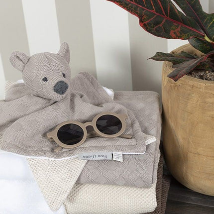 Baby's Only Wiegdeken Chenille Reef Urban Taupe koop je bij Babywinkel