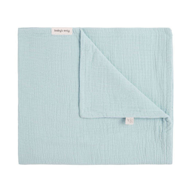 Baby's Only Wiegdeken Fresh Misty Blue 70x95cm koop je bij Babywinkel