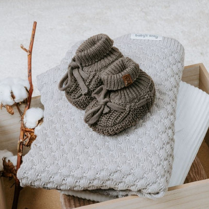 Baby's Only Wiegdeken Sky - Chunky Urban Taupe koop je bij Babywinkel