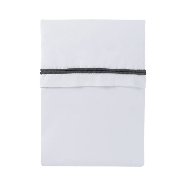 Baby's Only Wieglaken Gebreide Bies Antraciet/Wit koop je bij Babywinkel