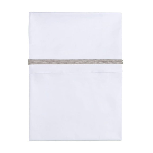Baby's Only Wieglaken Gebreide Bies Leem/Wit 80x100cm koop je bij Babywinkel
