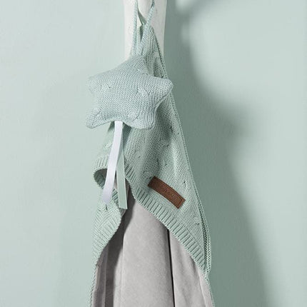 Baby's Only Wikkeldeken Baby Chenille Cable Mint koop je bij Babywinkel