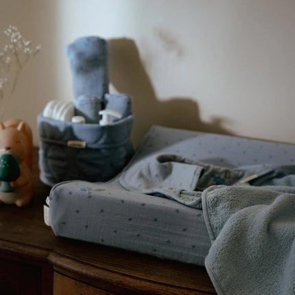 Little Dutch Badcape Baby Pure Denim Blue 100Cm koop je bij Babywinkel