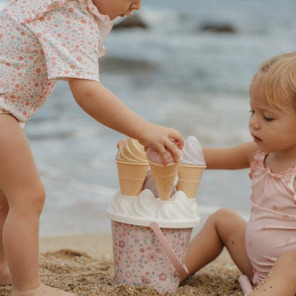 Badpak met korte mouwen Dreamy Flowerfield koop je bij Babywinkel