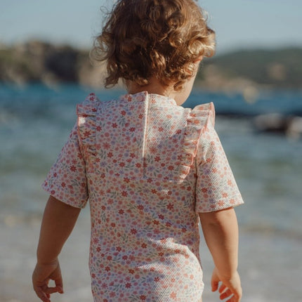 Badpak met korte mouwen Dreamy Flowerfield koop je bij Babywinkel