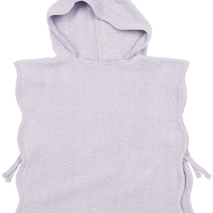 Meyco Badponcho Wavy Soft Lavender 1 - 3 Jaar koop je bij Babywinkel