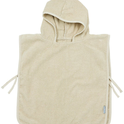 Meyco Badponcho Popcorn Soft Sand 1 - 3 Jaar koop je bij Babywinkel