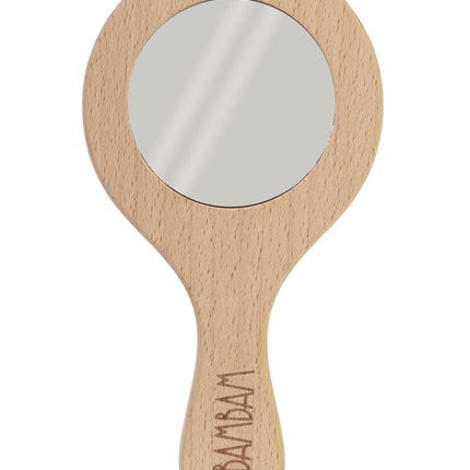 BamBam Houten Handspiegel koop je bij Babywinkel