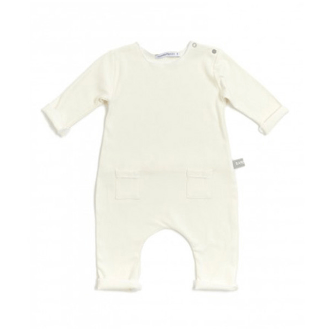 Bamboom Baby Jumpsuit Creme koop je bij Babywinkel