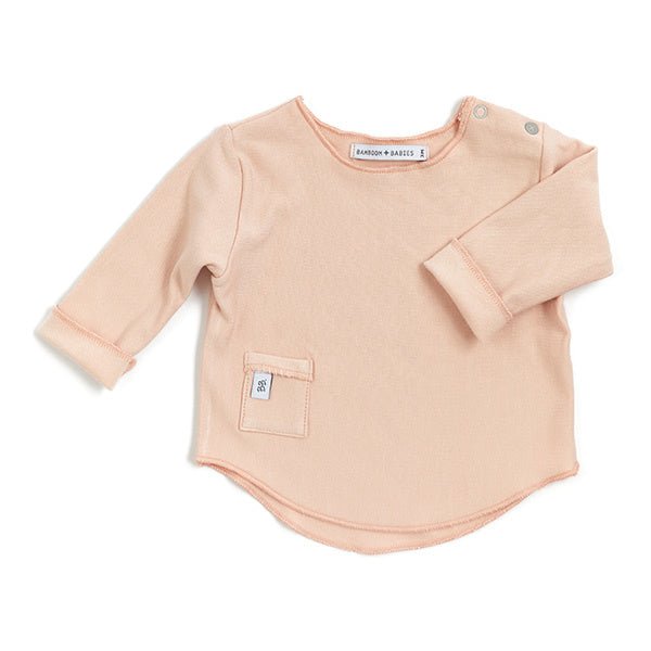 Bamboom Baby Shirt Lange Mouw Roze koop je bij Babywinkel