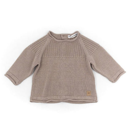 Bamboom Baby Trui Knitted Rib Camel koop je bij Babywinkel