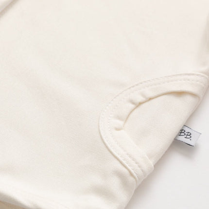 Bamboom Baby Vestje Met Capuchon Creme koop je bij Babywinkel