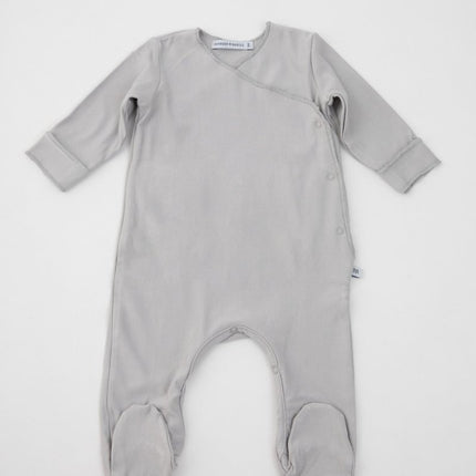 Bamboom Boxpakje Met Voetjes Grijs/Ivoor koop je bij Babywinkel