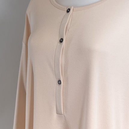 Bamboom Voedingsshirt Nude Pink koop je bij Babywinkel