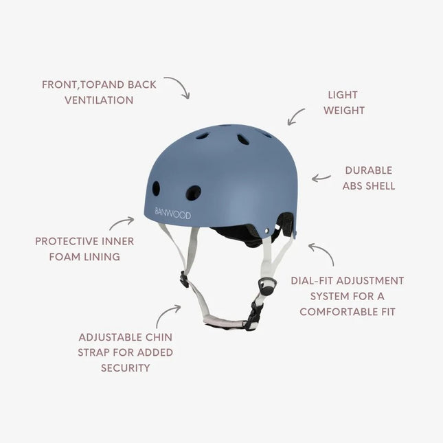 Banwood Eco Kinderhelm Deep Sea koop je bij Babywinkel