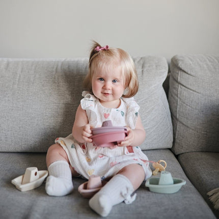 Mushie Badspeelgoed Boats Pastel koop je bij Babywinkel