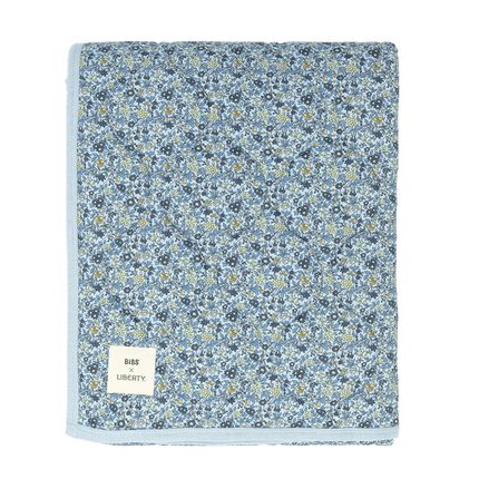 BIBS Babydeken Liberty Chamomile Lawn Baby Blue koop je bij Babywinkel