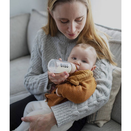 BIBS Babyfles Glas 225ml Sage koop je bij Babywinkel