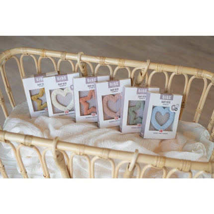 BIBS Bijtspeeltje Hart Blush koop je bij Babywinkel