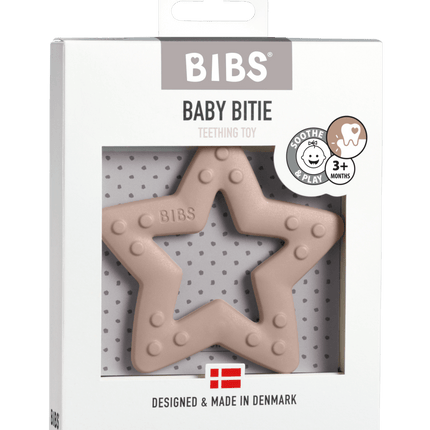 BIBS Bijtspeeltje Ster Blush koop je bij Babywinkel