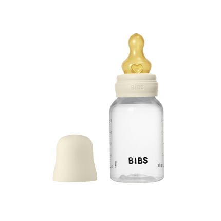 BIBS Flessenset Latex 150 Ml En 270Ml Ivory 5 Delig koop je bij Babywinkel