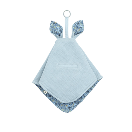 BIBS Knuffeldoekje Liberty Kangaroo Liberty Chamomile Lawn Baby Blue koop je bij Babywinkel