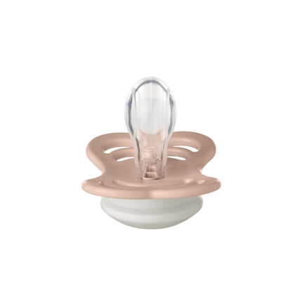 BIBS Speen Maat 1 Blush Night Supreme Silicone koop je bij Babywinkel