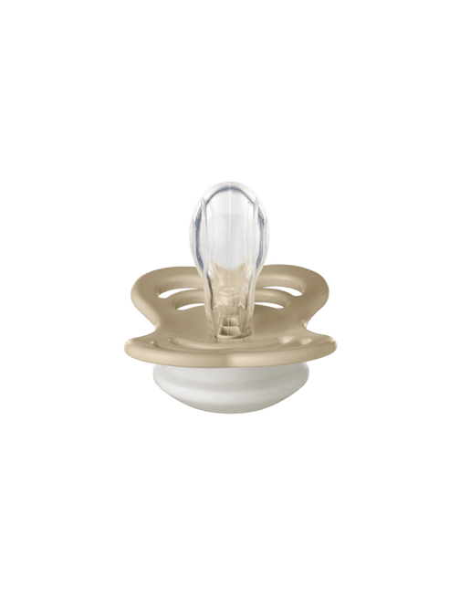 BIBS Speen Maat 1 Blush Night/Vanilla Night Supreme Silicone 2st koop je bij Babywinkel