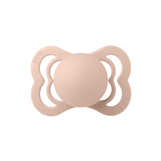 BIBS Speen Maat 1 Blush Supreme Silicone koop je bij Babywinkel