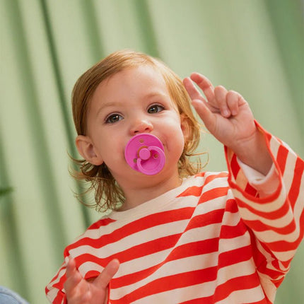 BIBS Speen Maat 1 Bubblegum koop je bij Babywinkel