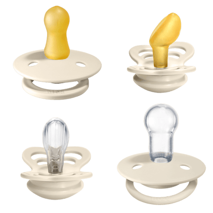 BIBS Speen Maat 1 Ivory Testpakket koop je bij Babywinkel