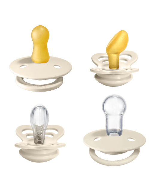 BIBS Speen Maat 1 Ivory Testpakket koop je bij Babywinkel