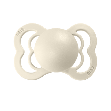 BIBS Speen Maat 1 Ivory/Blush Supreme Silicone 2st koop je bij Babywinkel