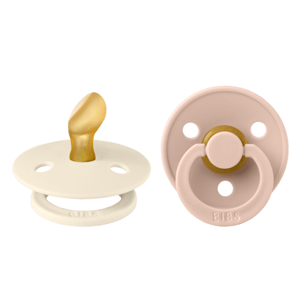 BIBS Speen Maat 1 Latex Anatomical Ivory/Blush 2st koop je bij Babywinkel