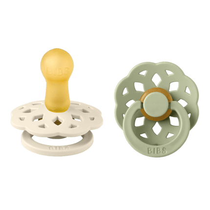 BIBS Speen Maat 1 Latex Boheme Ivory/Sage 2st koop je bij Babywinkel