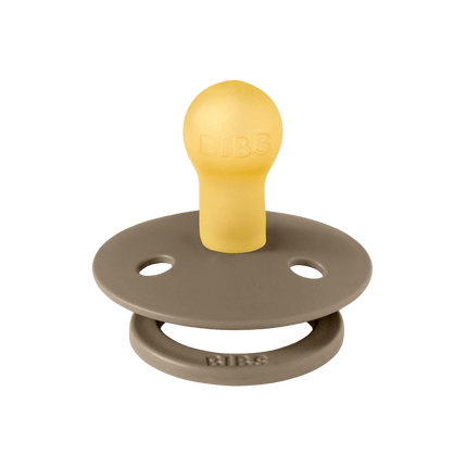 BIBS Speen Maat 1 Latex Dark Oak/Ivory 2st koop je bij Babywinkel