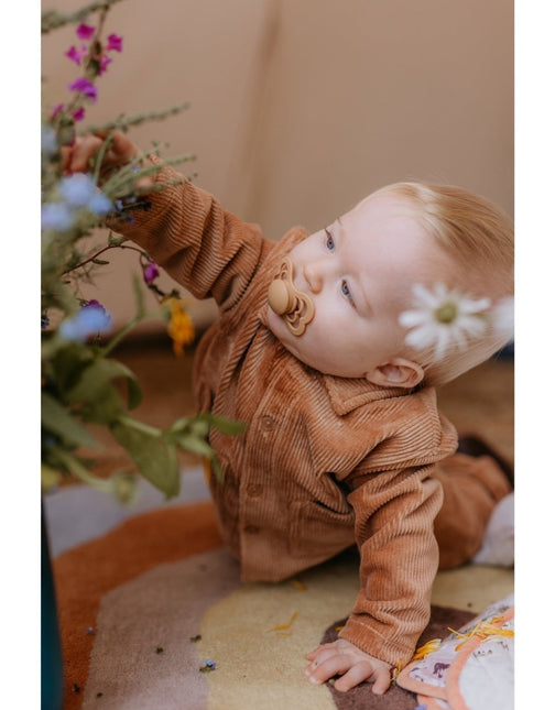 BIBS Speen Maat 1 Latex Supreme Desert Sand/Sunshine 2st koop je bij Babywinkel