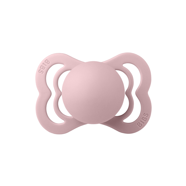 BIBS Speen Maat 1 Pink Plum Supreme Latex koop je bij Babywinkel