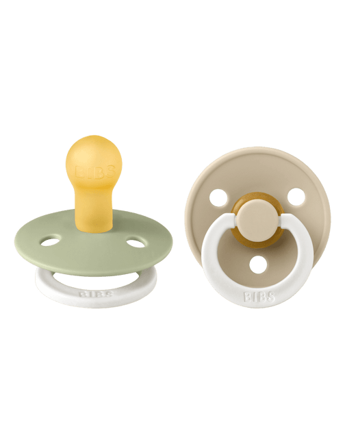 BIBS Speen Maat 1 Sage Glow/ Vanilla Glow 2St koop je bij Babywinkel