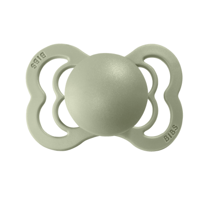 BIBS Speen Maat 1 Sage/Hunter Green Supreme Silicone 2st koop je bij Babywinkel
