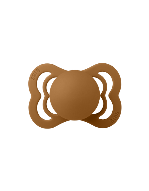 BIBS Speen Maat 1 Silicone Supreme Caramel koop je bij Babywinkel