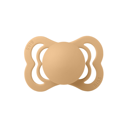 BIBS Speen Maat 1 Silicone Supreme Desert Sand koop je bij Babywinkel