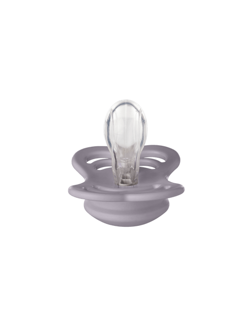 BIBS Speen Maat 1 Silicone Supreme Fossil Grey koop je bij Babywinkel