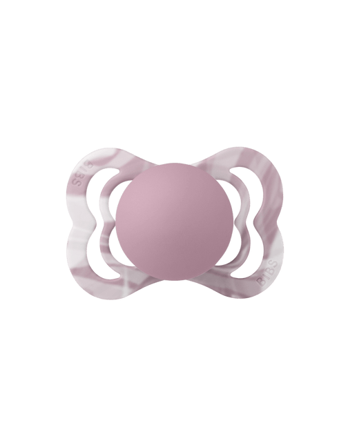 BIBS Speen Maat 1 Silicone Supreme Heather White koop je bij Babywinkel