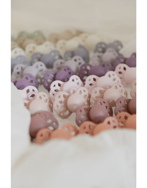 BIBS Speen Maat 1 Silicone Symmetrical Blush/Woodchuck 2st koop je bij Babywinkel