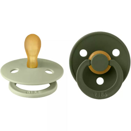 BIBS Speen Maat 1 Symmetrical Sage/Hunter Green 2St koop je bij Babywinkel