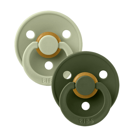 BIBS Speen Maat 1 Symmetrical Sage/Hunter Green 2St koop je bij Babywinkel