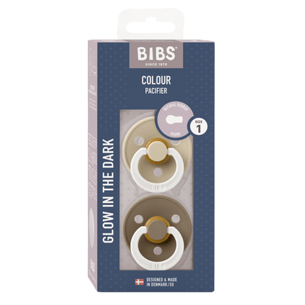 BIBS Speen Maat 1 Vanilla Night/Dark Oak Night 2st koop je bij Babywinkel